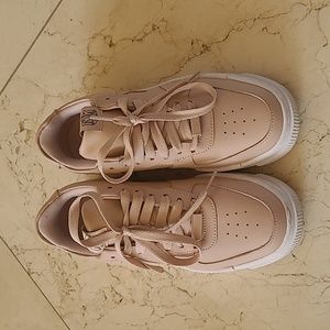 Nike Air Force 1 Pixel Shoes Women's size 5.5 Particle Beige